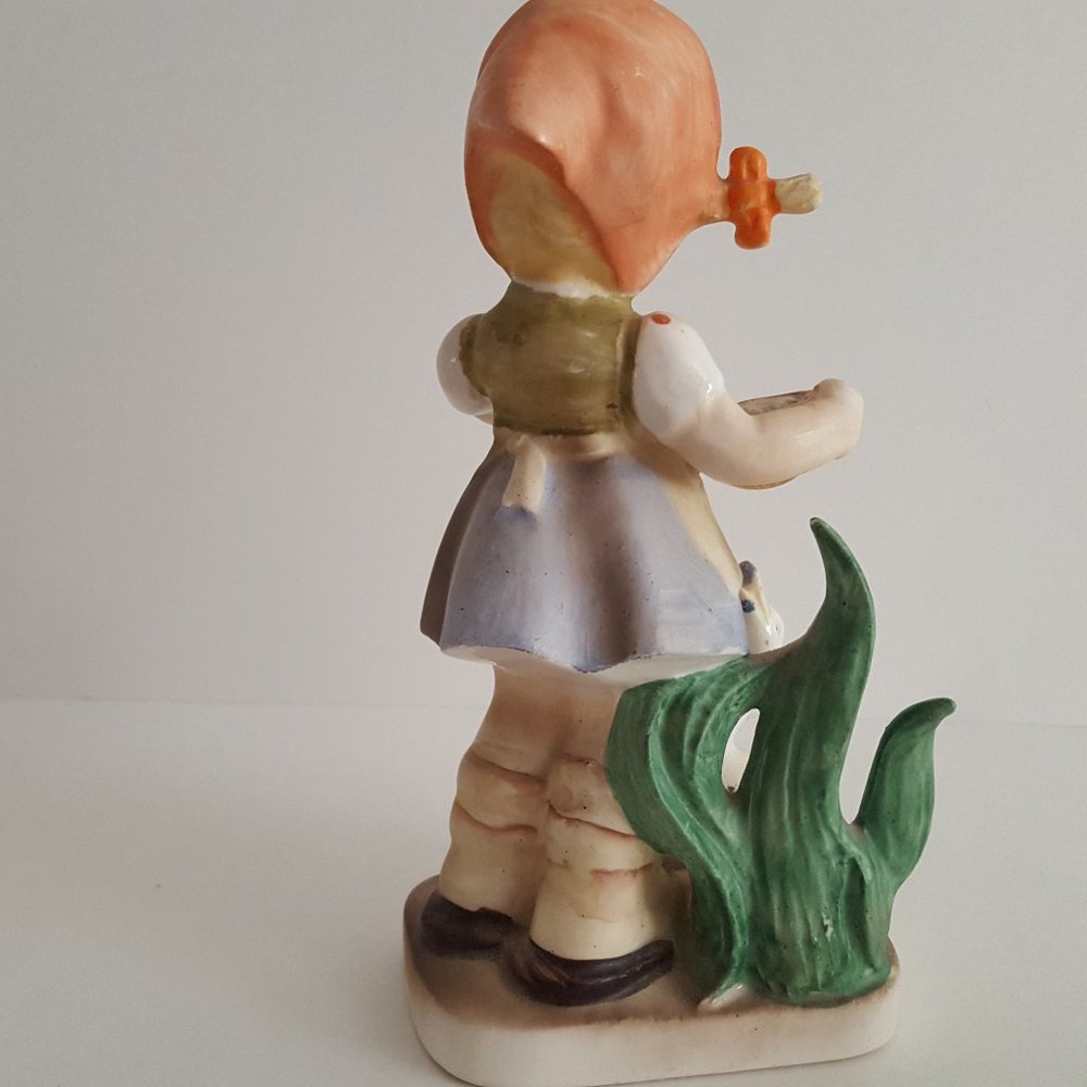 Collectible Figurines Boy with Squirrel, Girl with Duck Japan "As Is" PLS READ - Picture 10 of 16